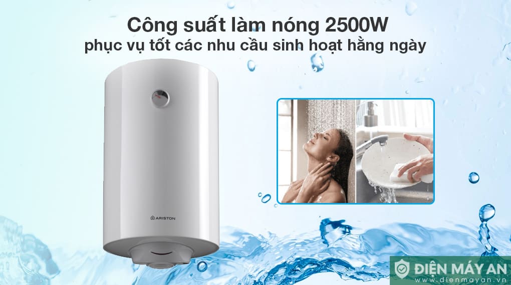 Bình nóng lạnh Ariston 80 lít PRO R 80 V 2.5 FE